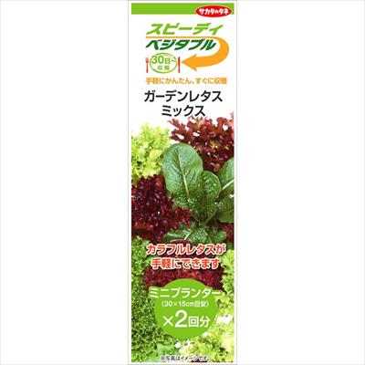 スピーディベジタブル ガーデンレタス ミックス（2回分）