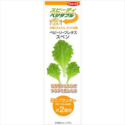 スピーディベジタブル ベビーリーフレタス スベン（2回分）