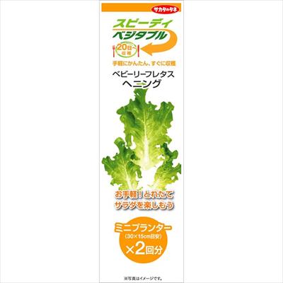 スピーディベジタブル ベビーリーフレタス ヘニング（2回分）