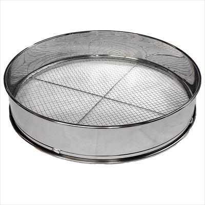 ステンレス園芸フルイ トレーシート付