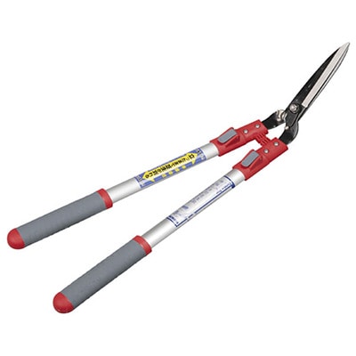 アルミ柄伸縮 バネ付芝生鋏