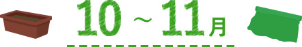 10月～11月