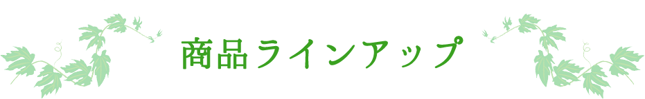 商品ラインアップ