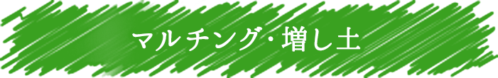 マルチング・増し土