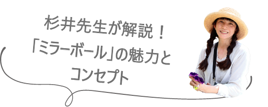 杉井先生が解説！「ミラーボール」の魅力とコンセプト