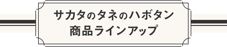 サカタのタネのハボタン 商品ラインアップ