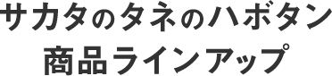 サカタのタネのハボタン 商品ラインアップ