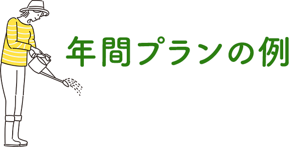 年間プランの例