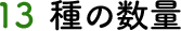 13 種の数量