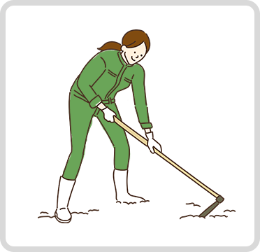 ポイント2 土づくりは作物を入れ替えるタイミングで行おう