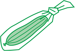 ビニール袋に入れる