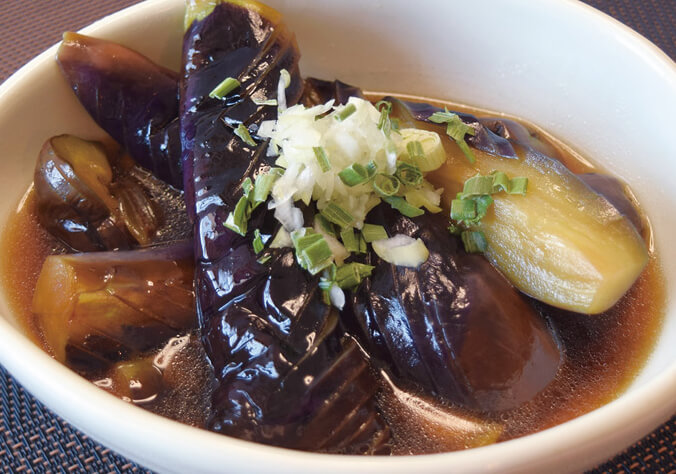 「黒福」の煮びたし