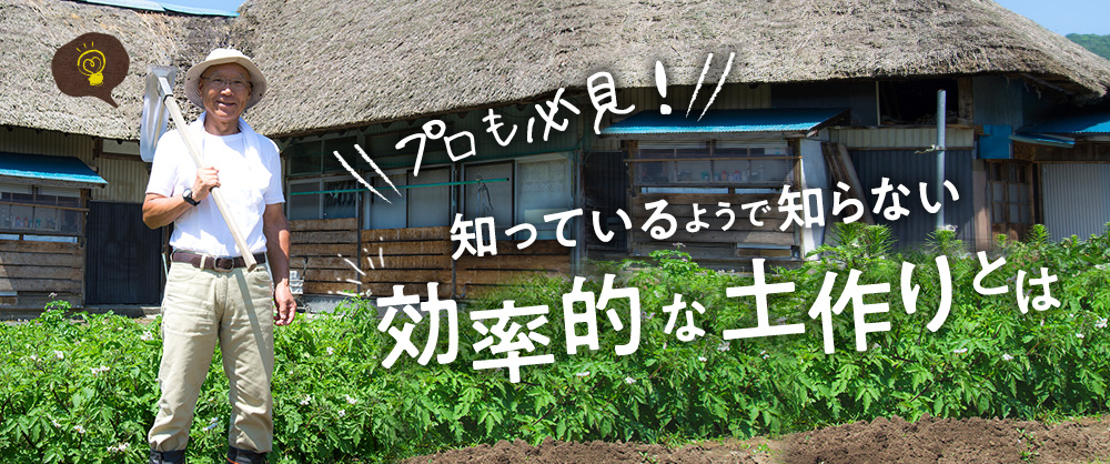 プロも必見！知っているようで知らない効率的な土作り